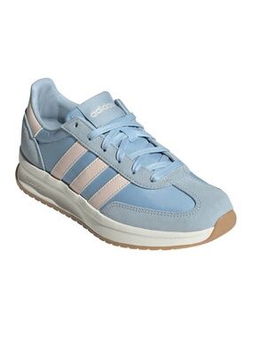 adidas Run 70s 2.0 Women's Light Blue Sneakers with Pale Pink Stripes Size 9